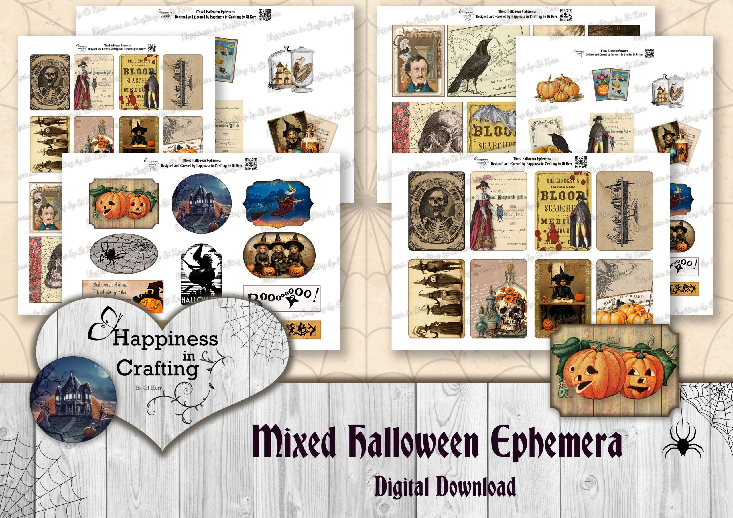 Mixed Halloween Ehemera - Thumbnail 1 copy