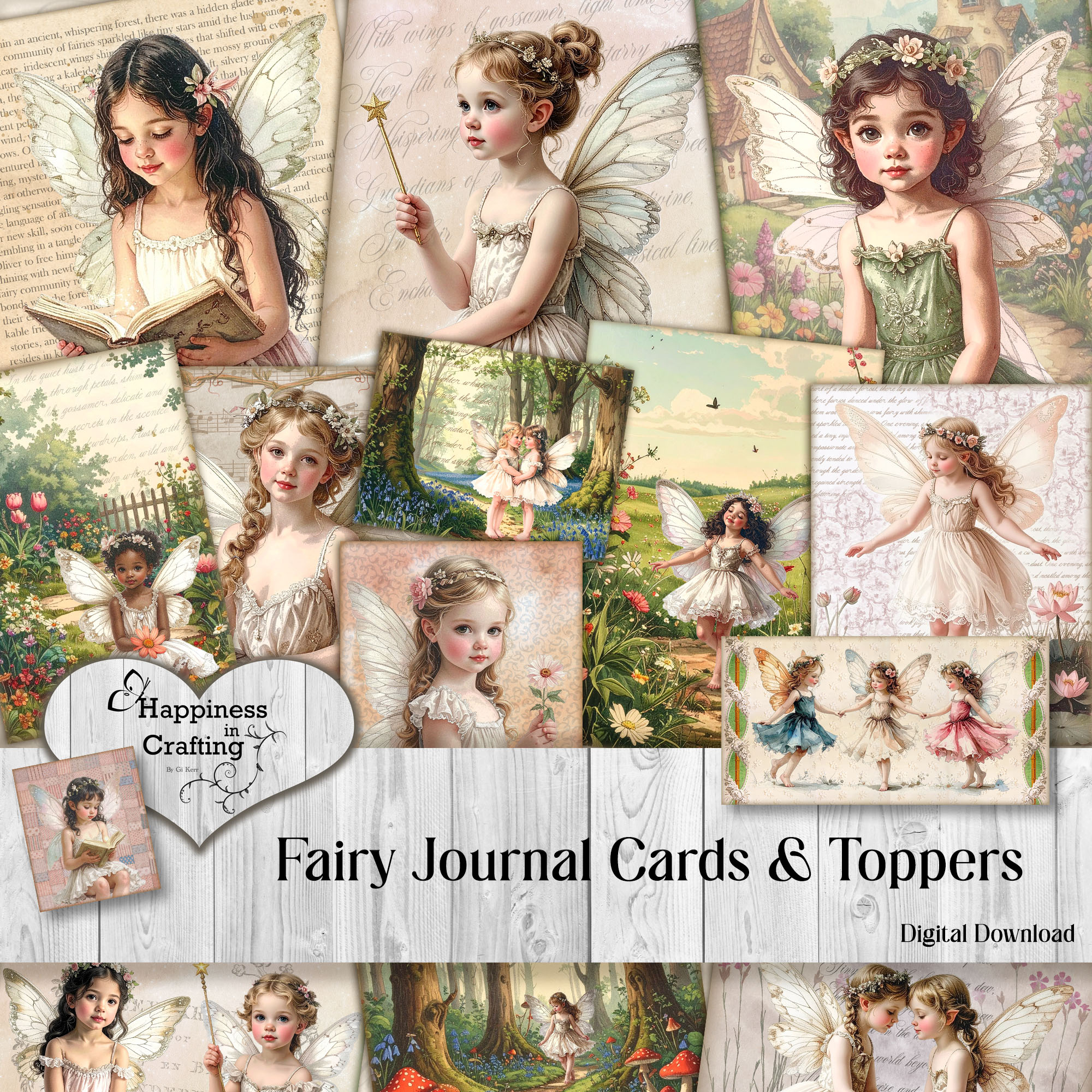 Fairy Journal Cards Toppers - Thumbnail 0 copy