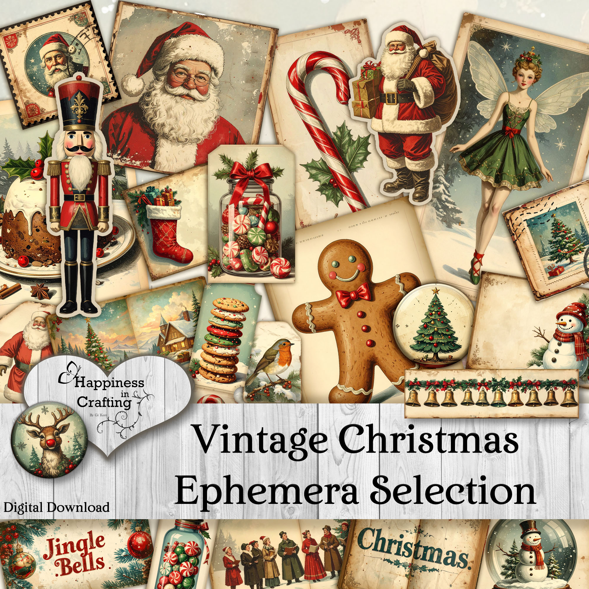 Vintage Christmas Ephemera Selection - Thumbnail 0 copy